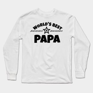 World's Best Papa Long Sleeve T-Shirt